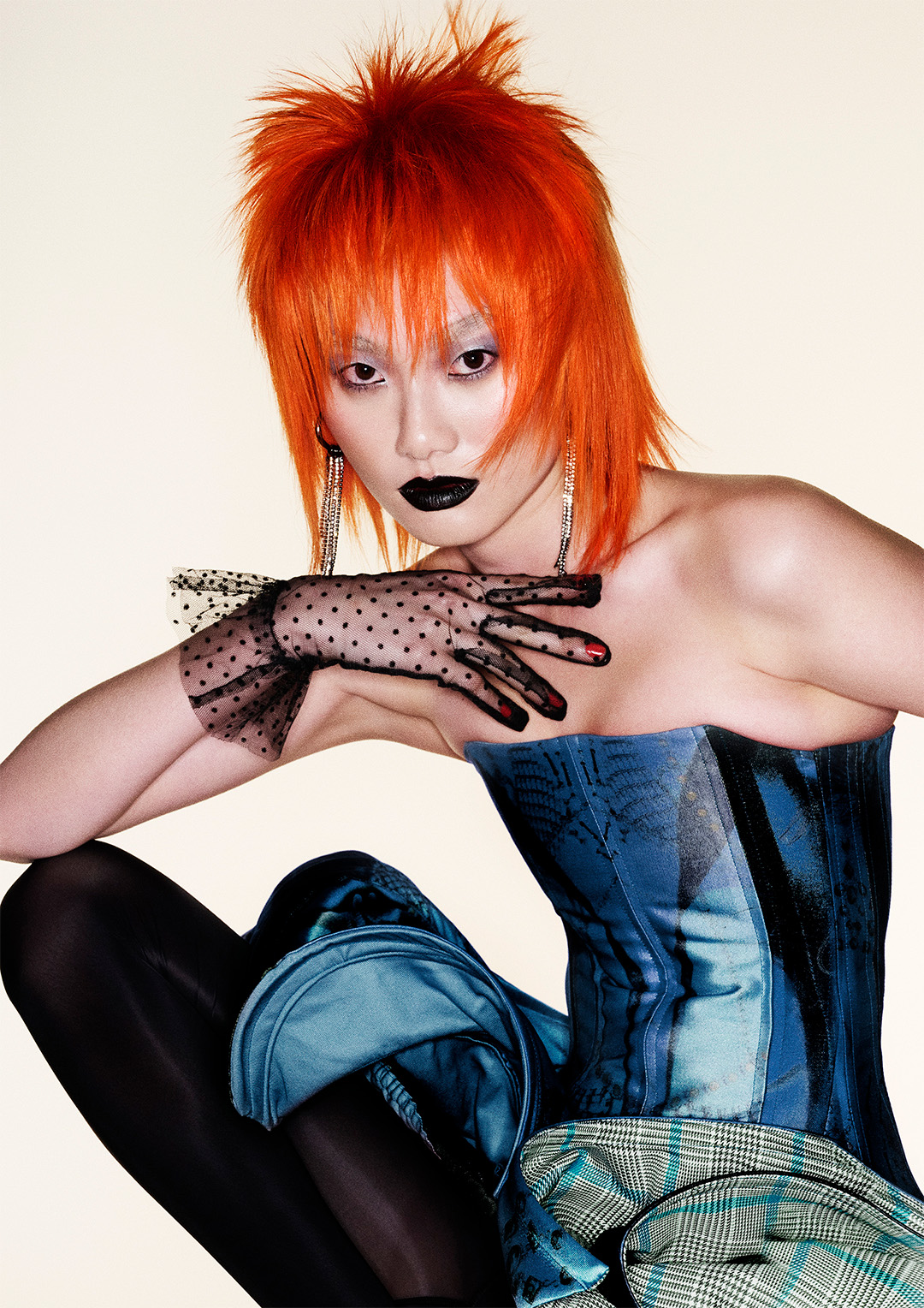 Vivid Orange Copper Layered Shag Cut - Jenni Tarrant - Audacity Collection